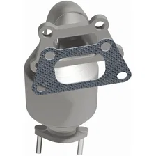 Front 2010-2011 Chevrolet Equinox 3.0L | 2010-2011 GMC Terrain 3.0L California Grade CARB Compliant Direct-Fit Manifold Catalytic Converter image 4