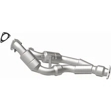 Front 2004-2006 Porsche Cayenne 3.2L | 2004-2006 Volkswagen Touareg 3.2L OEM Grade Federal / EPA Compliant Direct-Fit Catalytic Converter image 3