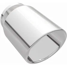 5in. Round Polished Exhaust Tip image 2