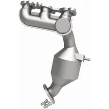 Rear 2006-2008 Lexus RX400h 3.3L | 2006-2010 Toyota Highlander 3.3L OEM Grade Federal / EPA Compliant Direct-Fit Manifold Catalytic Converter image 3