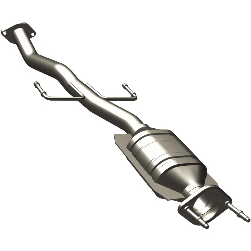 Rear 1995-1998 Mazda Protege 1.5L California Grade CARB Compliant Direct-Fit Catalytic Converter