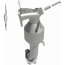 Front 2013-2014 Honda Accord 2.4L California Grade CARB Compliant Direct-Fit Catalytic Converter image 4