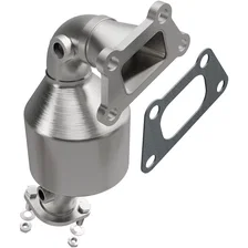 Rear California Grade CARB Compliant Direct-Fit Manifold Catalytic Converter image 1