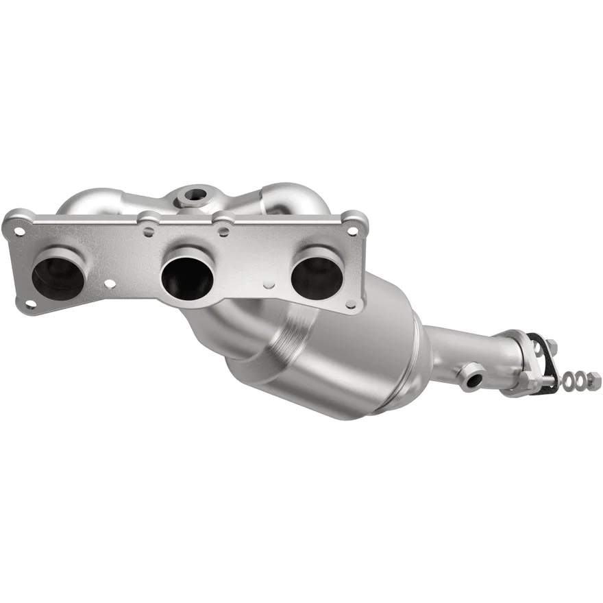 Rear California Grade CARB Compliant Direct-Fit Manifold Catalytic Converter for BMW