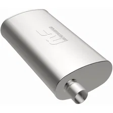 4 X 9in. Oval Straight-Through Performance Exhaust Muffler image 2