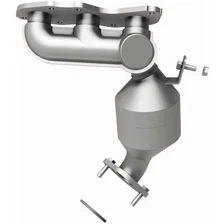 Front 2008-2013 Toyota Highlander 3.5L | 2007-2011 Toyota Sienna 3.5L California Grade CARB Compliant Direct-Fit Manifold Catalytic Converter image 3