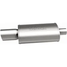 Street 5 X 8in. Oval Straight-Through Performance Exhaust Muffler image 4