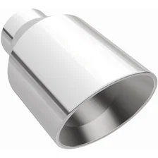 4in. Round Polished Exhaust Tip image 2