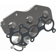 Rear California Grade CARB Compliant Direct-Fit Manifold Catalytic Converter image 2