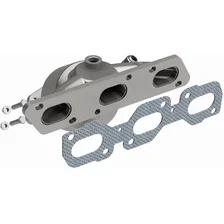 Rear 2006-2008 Mazda 6 3.0L OEM Grade Federal / EPA Compliant Direct-Fit Manifold Catalytic Converter image 2