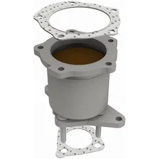Front 1995-1998 Mazda Protege 1.5L HM Grade Federal / EPA Compliant Direct-Fit Catalytic Converter image 4