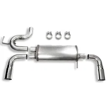 Cat Back Exhaust 2 1/2"  2019-2021 Ford Ranger 2.3L Dual  3 1/2" Tips Side Rear Exit 30-2545 image 1