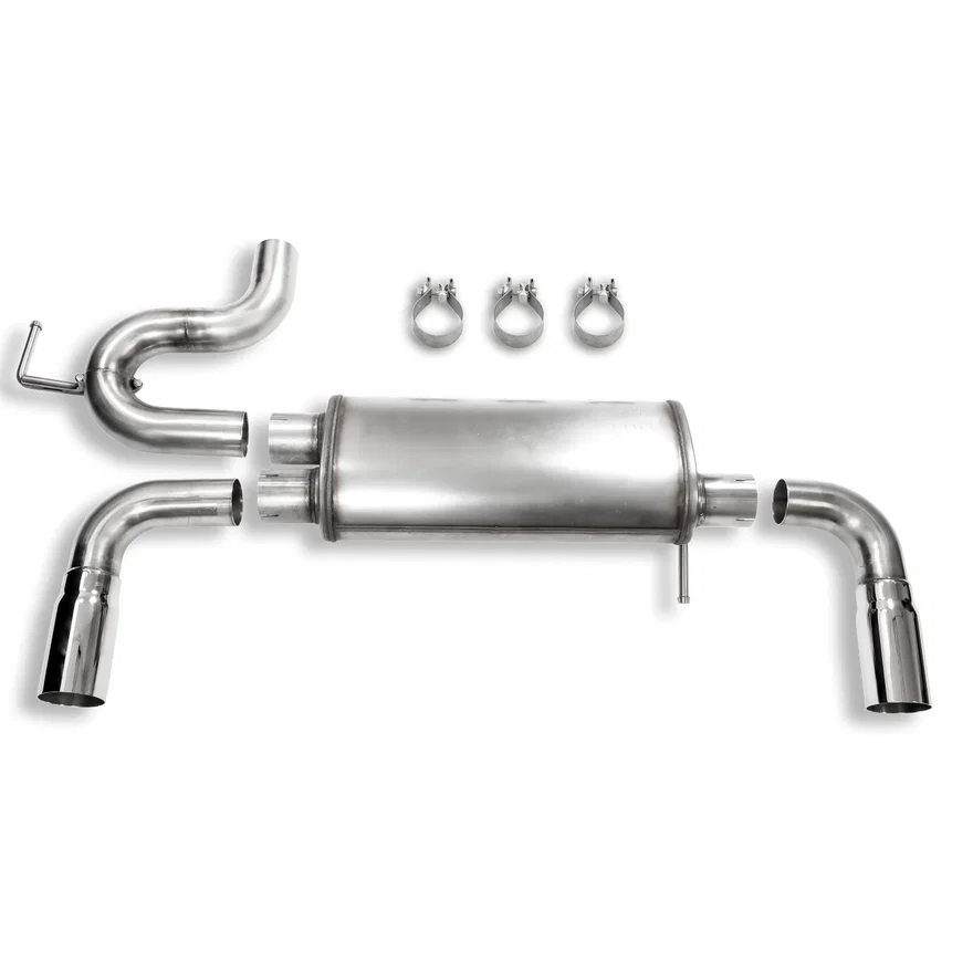 Cat Back Exhaust 2 1/2"  2019-2021 Ford Ranger 2.3L Dual  3 1/2" Tips Side Rear Exit 30-2545