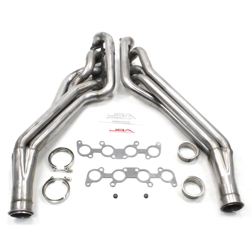 Long Tube 5.0L Raw 409 for 2011-2014 Mustang