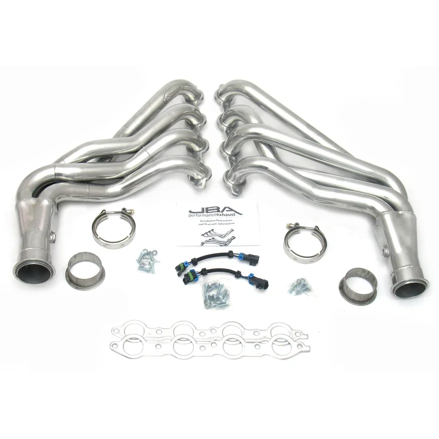 Long Tube 6.2L Silver Ctd for 2010-2015 Camaro