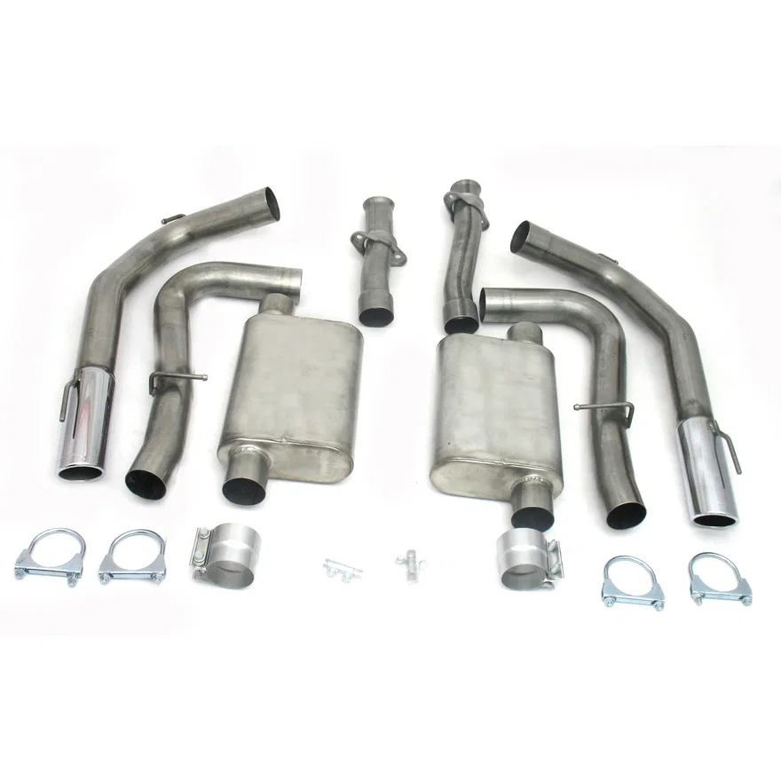 Cat Back Exhaust 1999-2004 Ford Mustang Cobra IRS  4.6L 4V 409SS Dual Rear