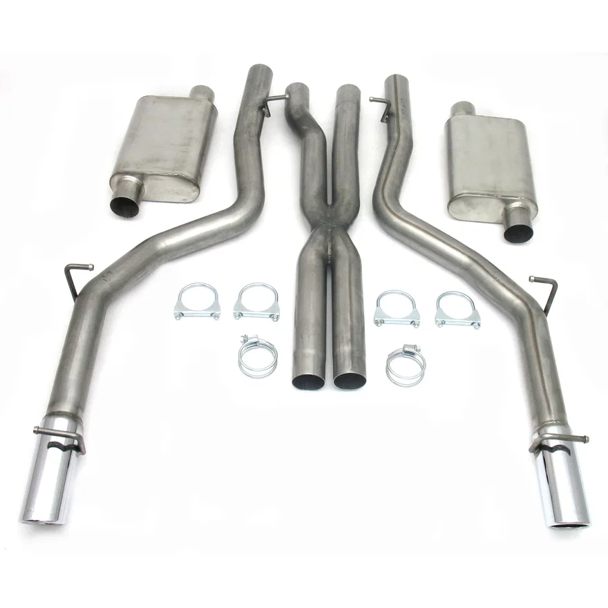 Cat Back Exhaust 2005-2010 Chrysler/Dodge Cars 6.1L 409SS Dual Rear