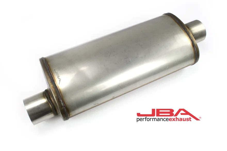 Performance Exhaust 40-301800 "Universal" Chambered Style 304SS Muffler 18"x8"x5" 3" Inlet Diameter Offset/Center
