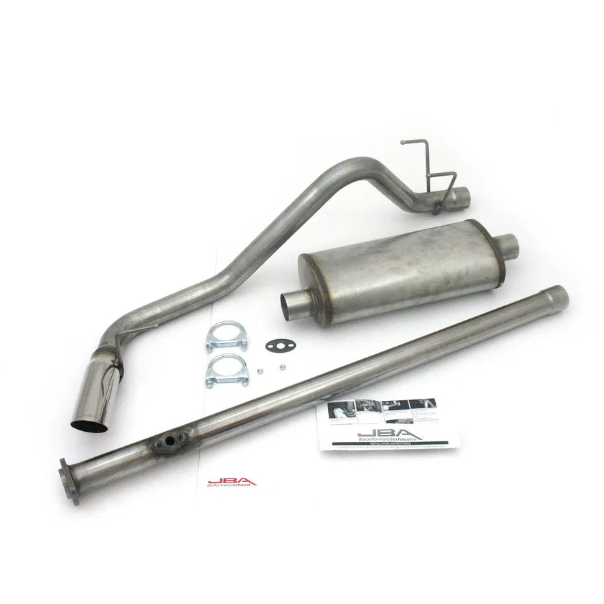 Cat Back Exhaust 1995-1999 Toyota Tacoma Xtra Cab 2.4/2.7L 409SS Pass Side Single