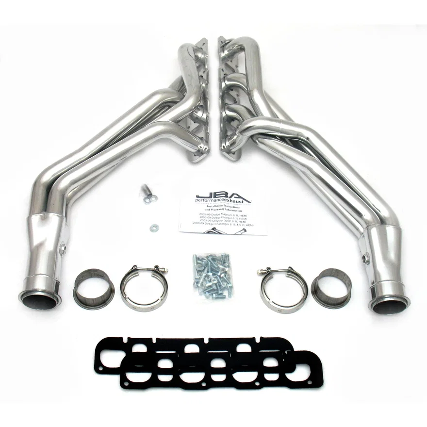 Long Tube 5.7/6.1/6.2/6.4L Silver Ctd for 2005-2020 Chrysler
