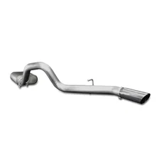 Cat Back Exhaust 1997-1999 JEEP TJ Wrangler 2.5/4.0L 304SS Single rear image 2