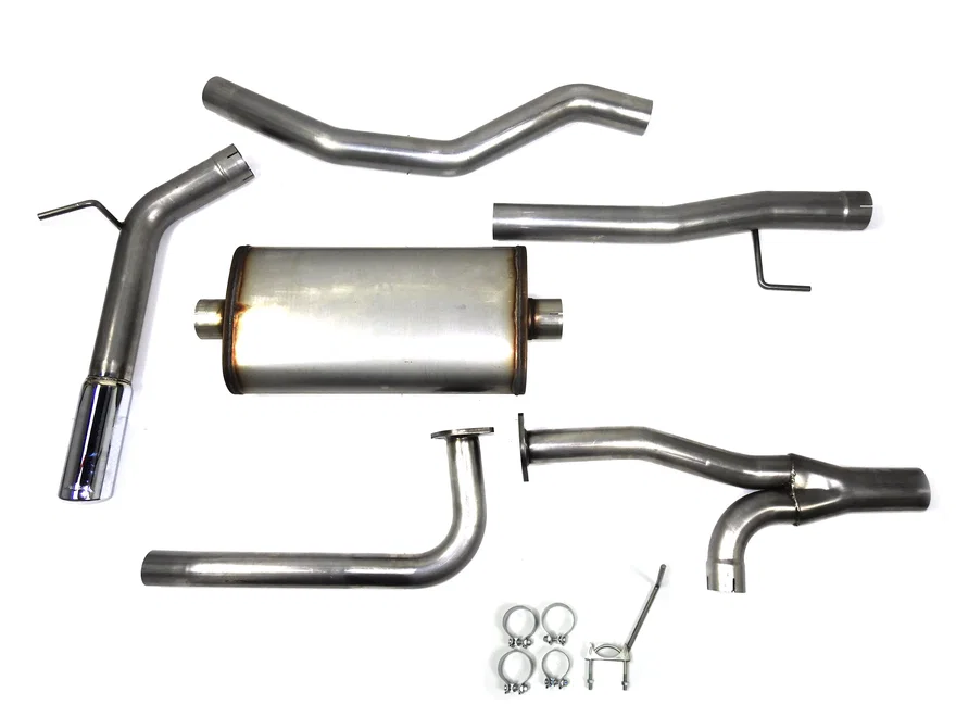 Cat Back Exhaust 2016-2020 Nissan Titan XD (Exc. Long Bed) 5.6L 409SS Single rear