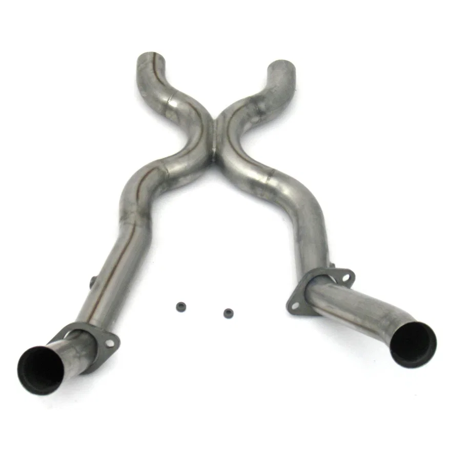 Performance Exhaust 1650SX 2.5" Stainless Steel Mid-Pipe X-Pipe for 1650, 289/302 for Ford Mustang