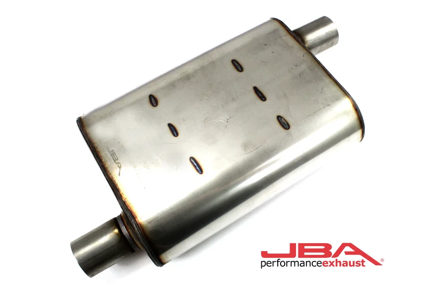 Performance Exhaust 40-201300 "Universal" Chambered Style 304SS Muffler 13"x9.75"x4" 2" Inlet Diameter Offset/Offset