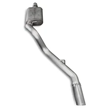Cat Back Exhaust 1997-1999 JEEP TJ Wrangler 2.5/4.0L 304SS Single rear image 3