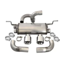 Axle Back Exhaust 2018-2021 JEEP JL Wrangler 3.6L 304SS Dual Rear image 1
