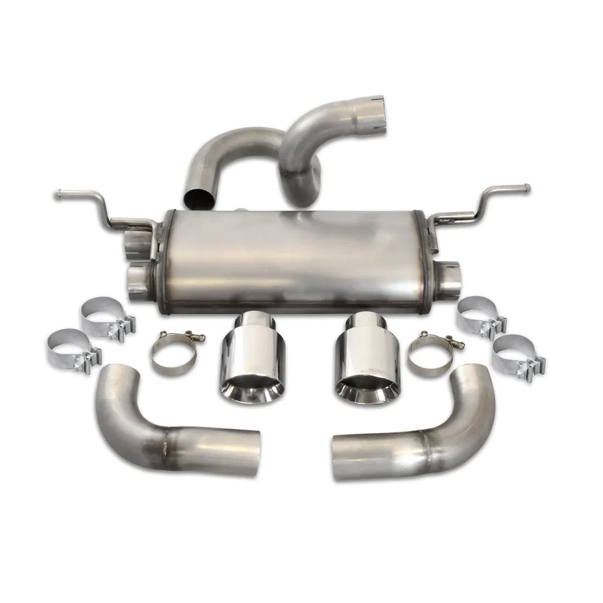 Axle Back Exhaust 2018-2021 JEEP JL Wrangler 3.6L 304SS Dual Rear