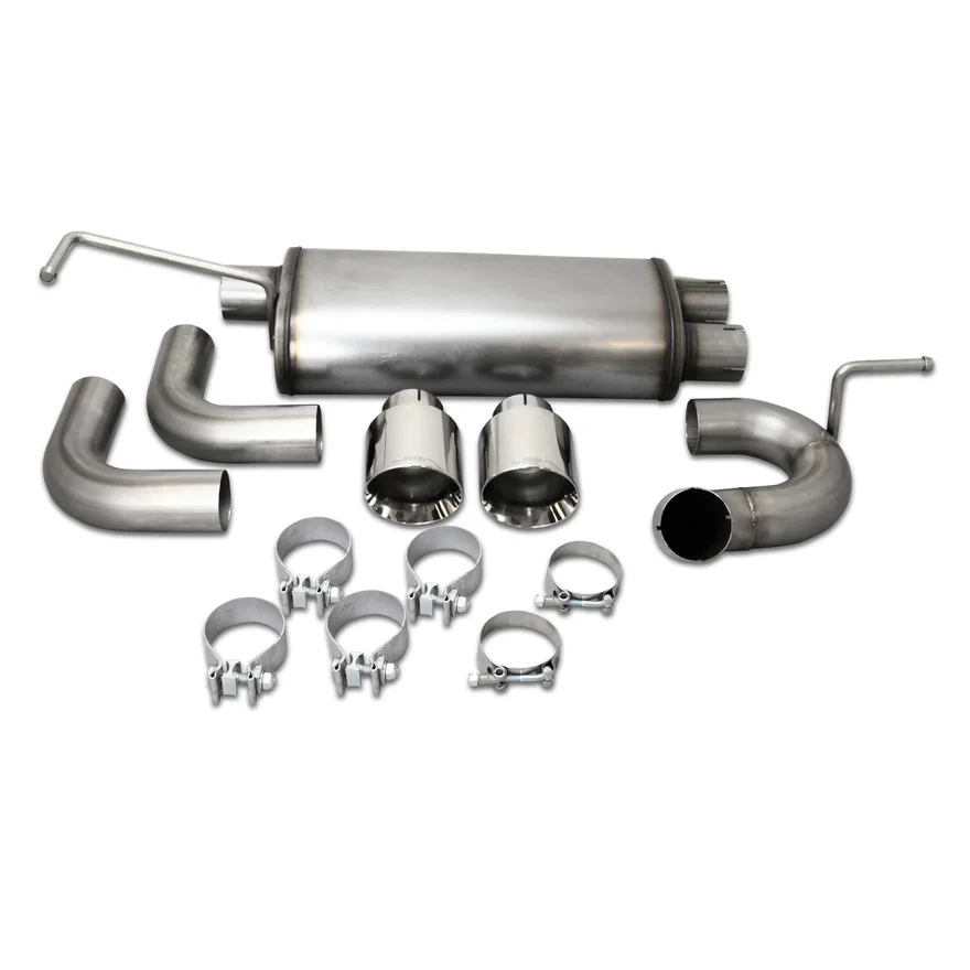 Axle Back Exhaust 2007-2018 JEEP JK Wrangler 3.8/3.6L 304SS Dual Rear