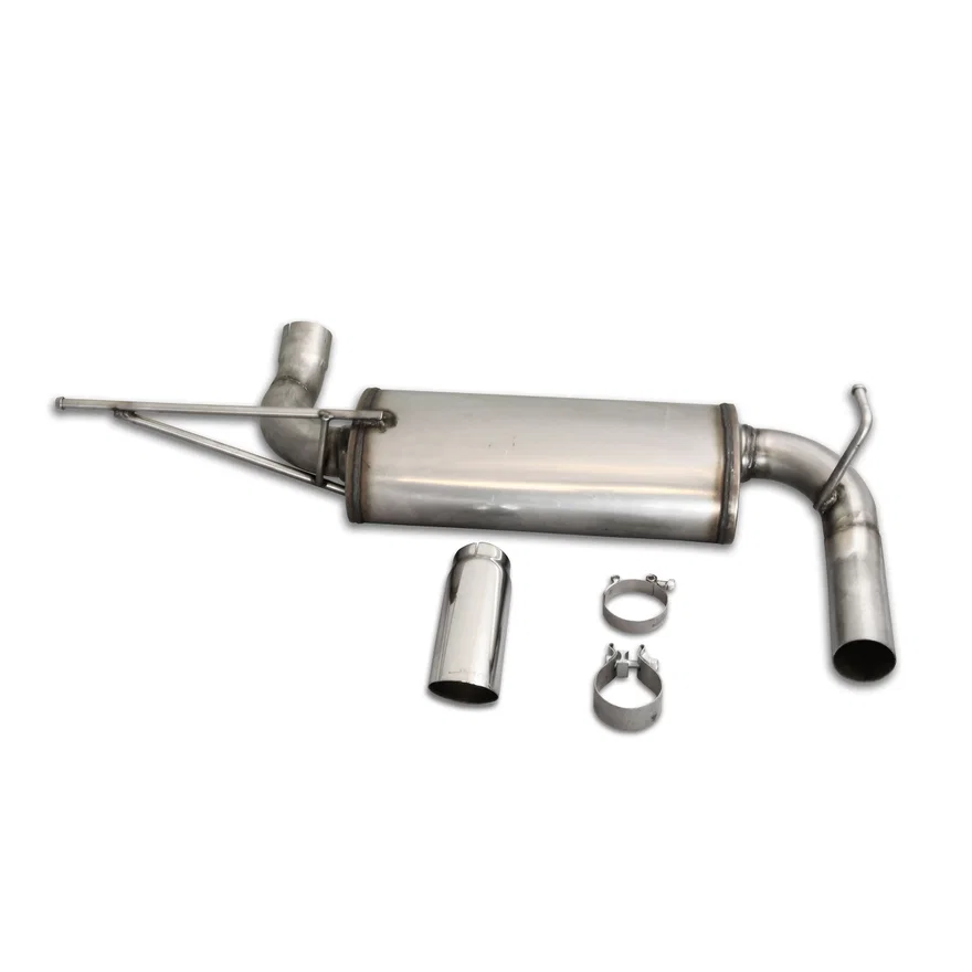 Axle Back Exhaust 2007-2018 JEEP JK Wrangler 3.8/3.6L 304SS Single rear