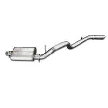 Cat Back Exhaust 1997-1999 JEEP TJ Wrangler 2.5/4.0L 304SS Single rear image 4
