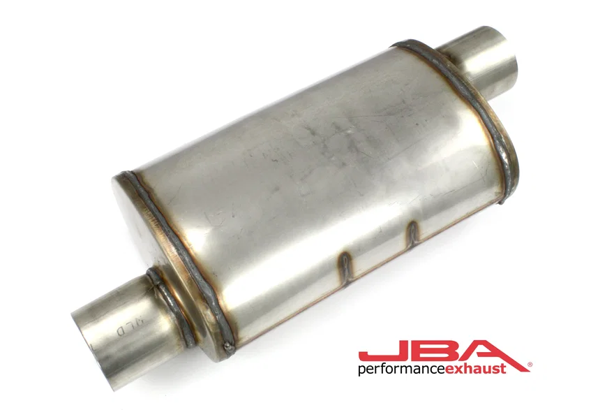 Performance Exhaust 40-301400 "Universal" Chambered Style 304SS Muffler 14"x8"x5" 3" Inlet Diameter Offset/Offset