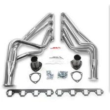 Long Tube 260-302 & 1971-1973 260-351W Silver Ctd for 1965-1973 Mustang image 1
