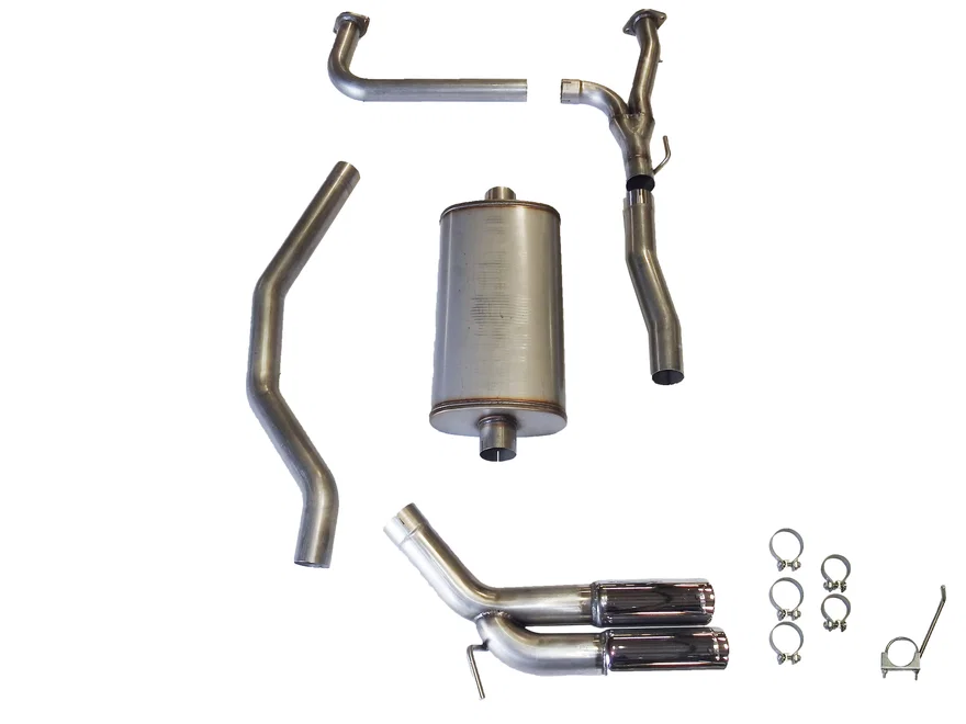 Cat Back Exhaust 2004-2021 Nissan Titan 5.6L 304SS Pass Side Dual