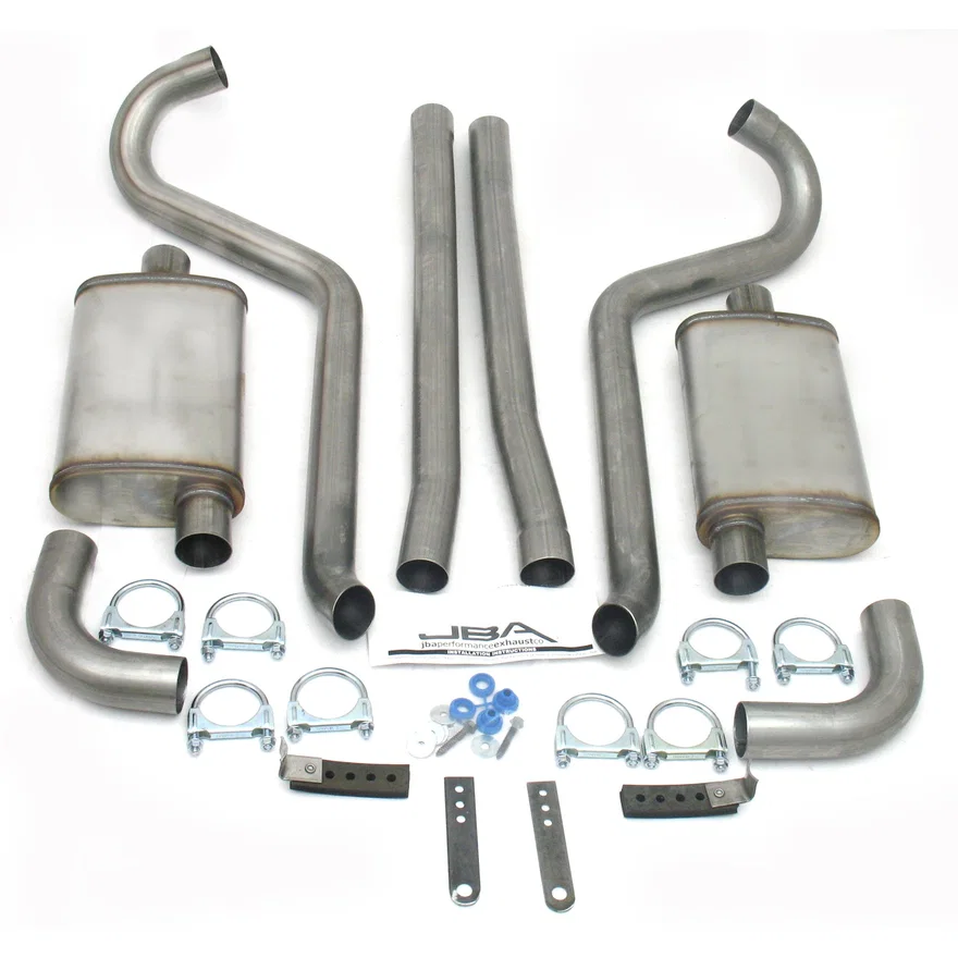 Header Back Exhaust 1965-1970 Ford Mustang 260-428 409SS Dual Turn Down