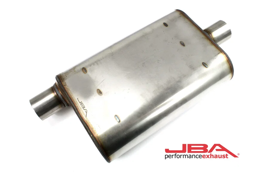 Performance Exhaust 40-251301 "Universal" Chambered Style 304SS Muffler 13"x9.75"x4" 2.5" Inlet Diameter Offset/Center