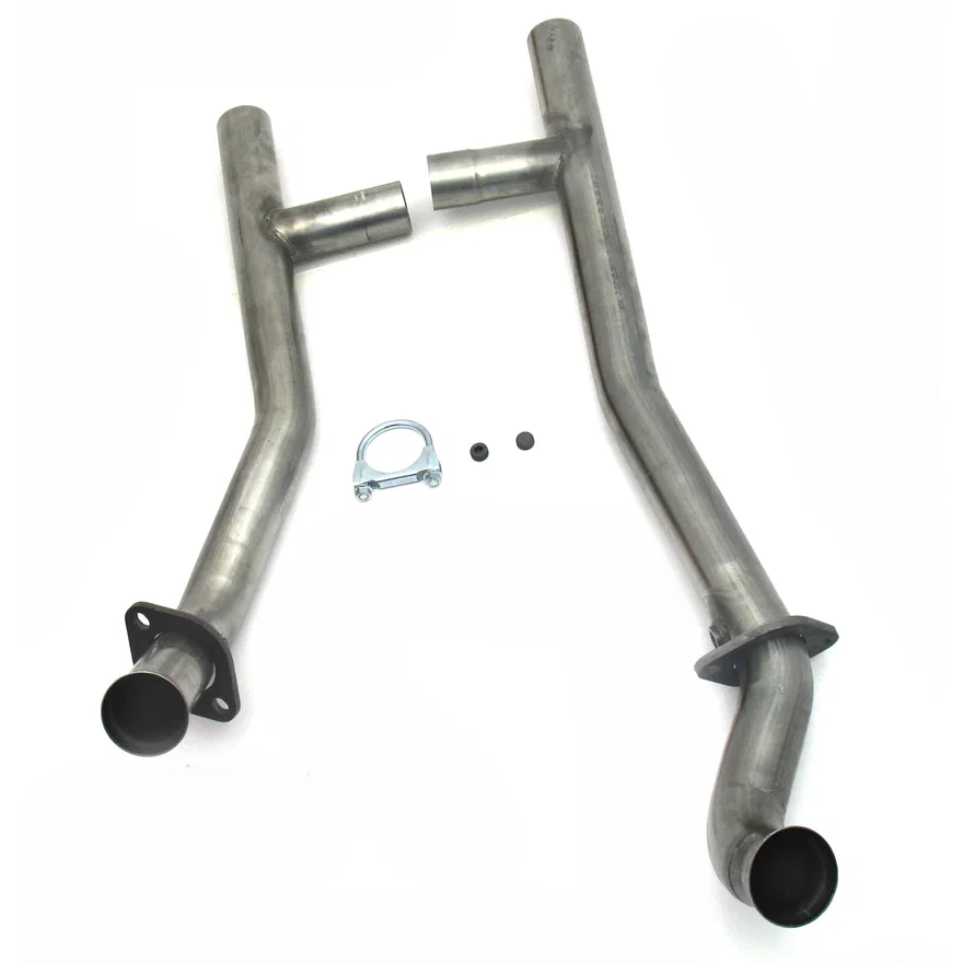 Performance Exhaust 1653SH 2.5" Stainless Steel Mid-Pipe H-Pipe for 1653, 351W for Ford Mustang