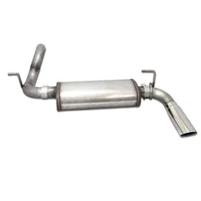 Axle Back Exhaust 2018-2021 JEEP JL Wrangler 2.0/3.6L 304SS Single rear image 1