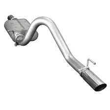Cat Back Exhaust 1987-1996 JEEP YJ Wrangler 2.5/4.0/4.2L 304SS Single rear image 3
