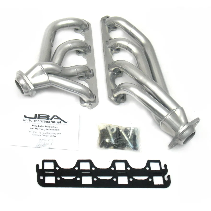 Mid Length 351W Silver Ctd for 1965-1973 Mustang