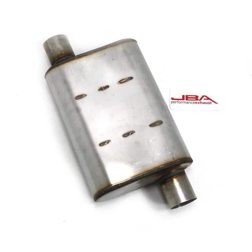 Performance Exhaust 40-251300 "Universal" Chambered Style 304SS Muffler 13"x9.75"x4" 2.5" Inlet Diameter Offset/Offset