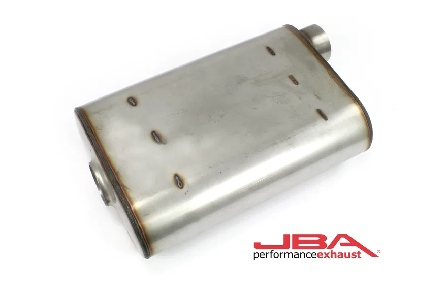 Performance Exhaust 40-251400 "Universal" Chambered Style 304SS Muffler 14"x9.75"x4" 2.5" Inlet Diameter Offset/Offset