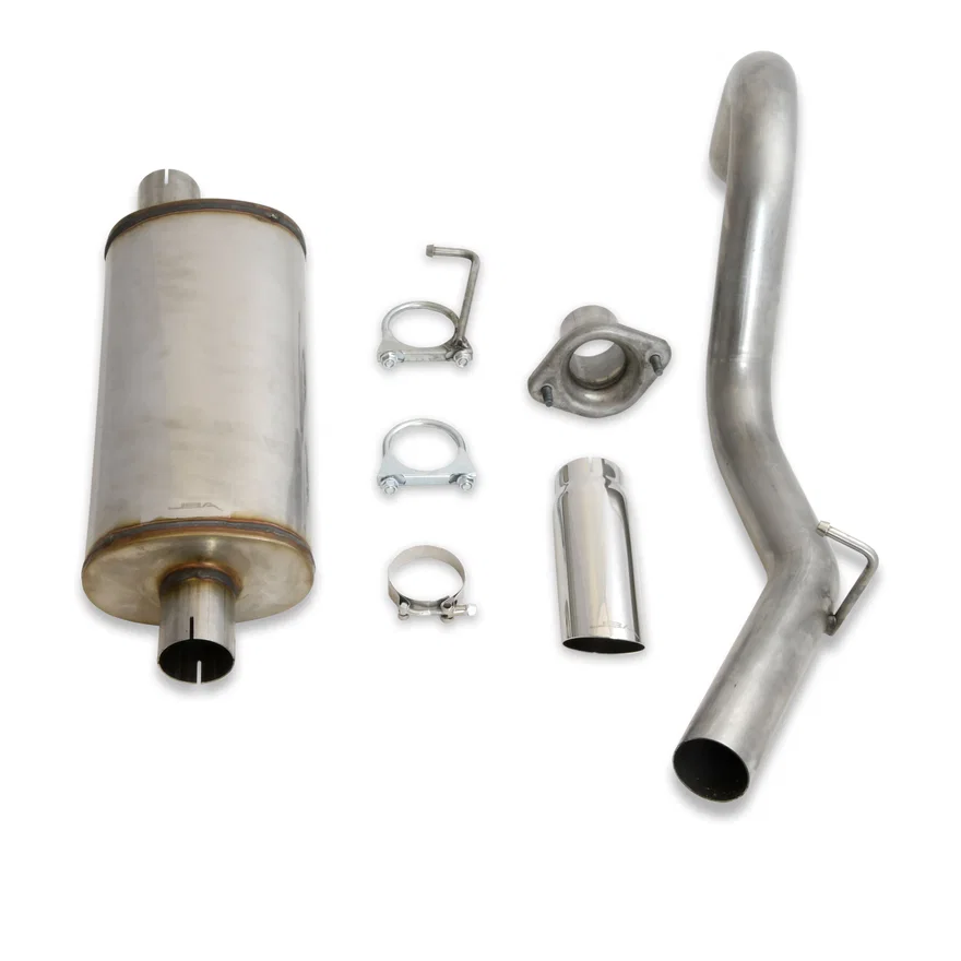 Cat Back Exhaust 2000-2006 JEEP TJ Wrangler 2.5/4.0L 304SS Single rear
