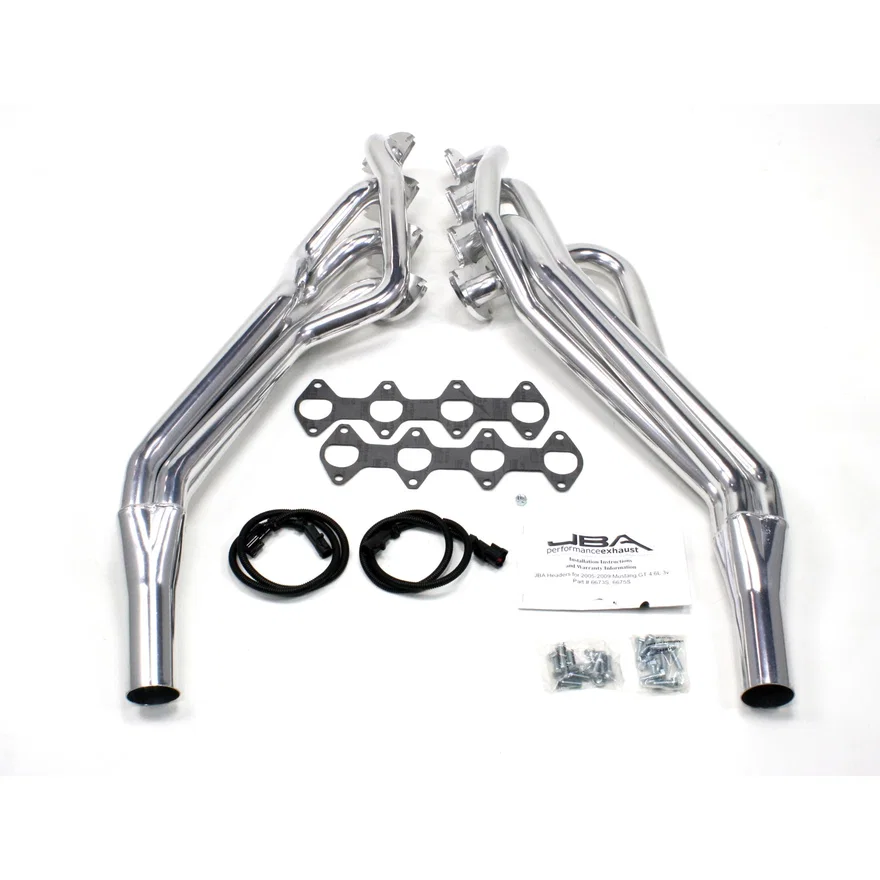 Long Tube 4.6L Silver Ctd for 2005-2010 Mustang