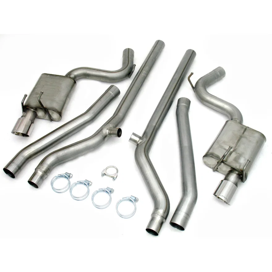 Cat back Exhaust 2010-2015 Chevrolet Camaro 6.2L 409Ss Dual Rear