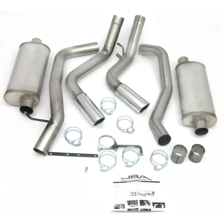 Cat Back Exhaust 2001-2006 Chevrolet/GMC Silverado/Sierra 2500/3500 HD 6.0/8.1L 409SS Pass Side Dual