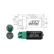 340LPH E85-Compatible High Flow In-Tank Fuel Pump image 3